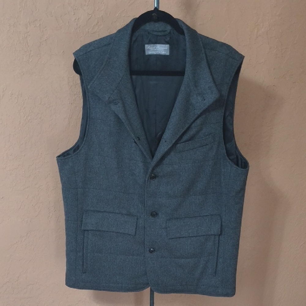 Daniel Cremieux Men's Loro Piana 100% Extra Fine Wool Vest Size L